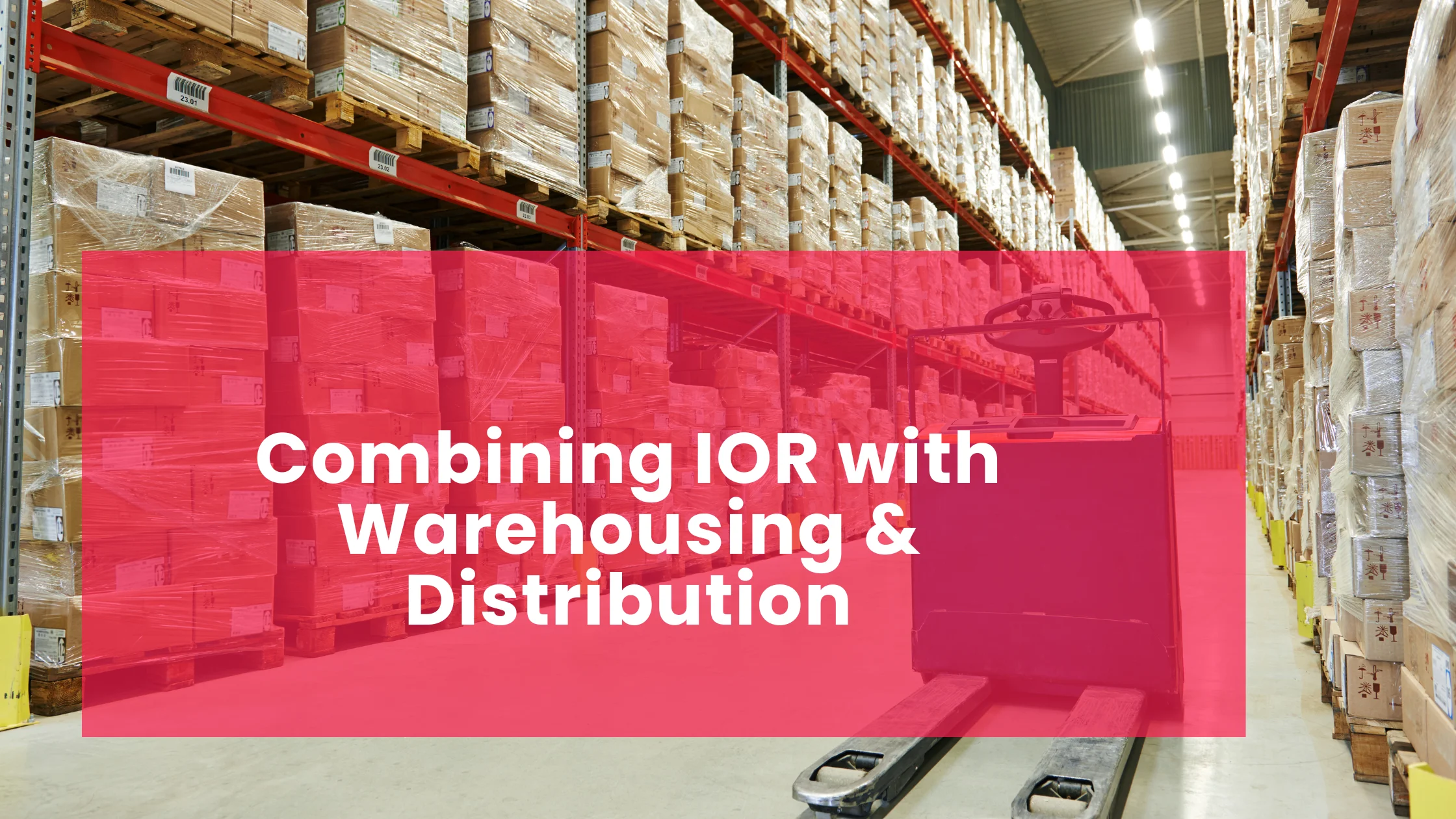 Combining IOR with Warehousing & Distribution